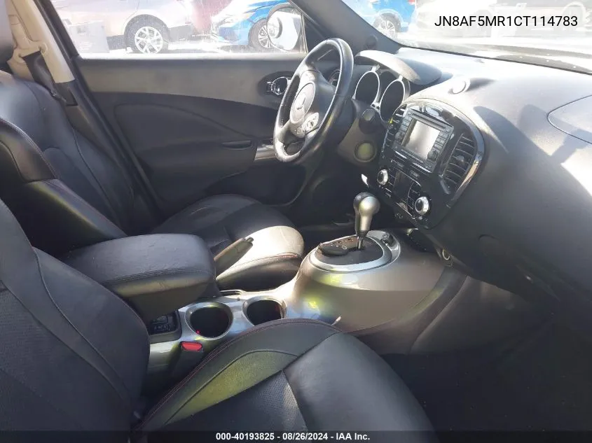 JN8AF5MR1CT114783 2012 Nissan Juke Sl