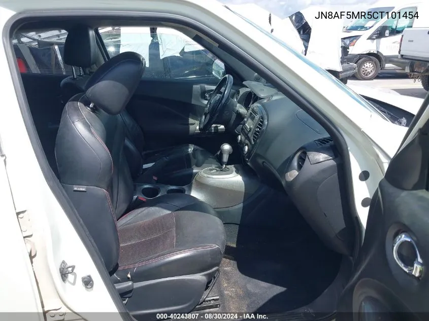 2012 Nissan Juke Sl VIN: JN8AF5MR5CT101454 Lot: 40243807