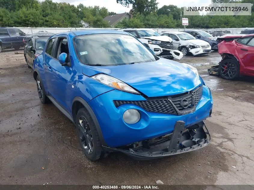 2012 Nissan Juke Sv VIN: JN8AF5MV7CT125946 Lot: 40253488