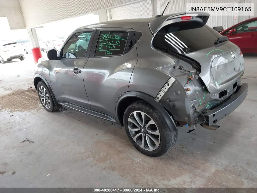 2012 Nissan Juke Sv VIN: JN8AF5MV9CT109165 Lot: 40288417