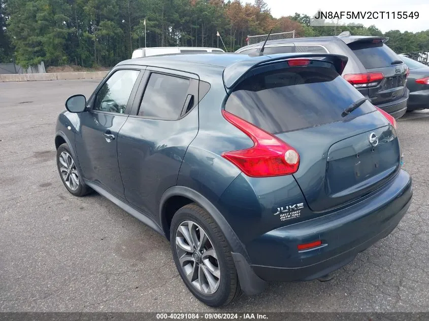 JN8AF5MV2CT115549 2012 Nissan Juke S/Sv/Sl