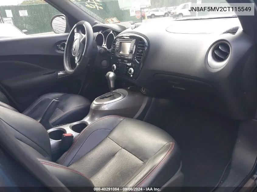 JN8AF5MV2CT115549 2012 Nissan Juke S/Sv/Sl