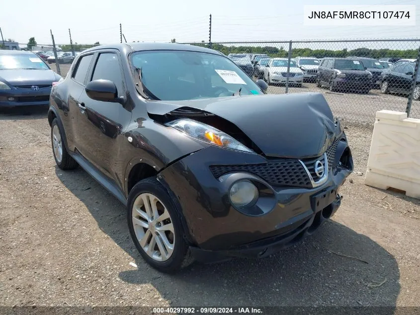 2012 Nissan Juke Sl VIN: JN8AF5MR8CT107474 Lot: 40297992