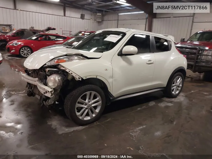 2012 Nissan Juke Sl VIN: JN8AF5MV2CT117866 Lot: 40359969