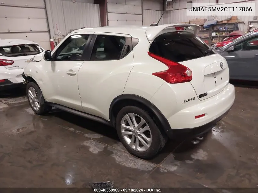 2012 Nissan Juke Sl VIN: JN8AF5MV2CT117866 Lot: 40359969