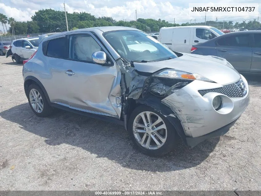 2012 Nissan Juke Sl VIN: JN8AF5MRXCT104737 Lot: 40369909