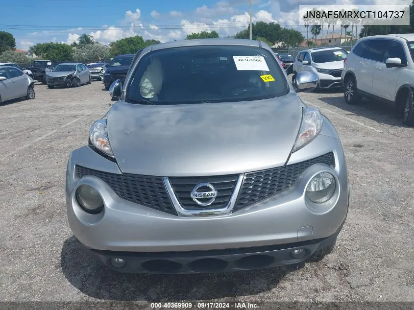 2012 Nissan Juke Sl VIN: JN8AF5MRXCT104737 Lot: 40369909