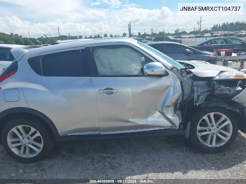 2012 Nissan Juke Sl VIN: JN8AF5MRXCT104737 Lot: 40369909