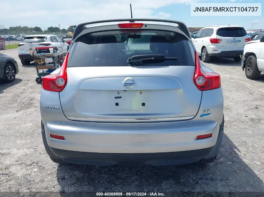 2012 Nissan Juke Sl VIN: JN8AF5MRXCT104737 Lot: 40369909