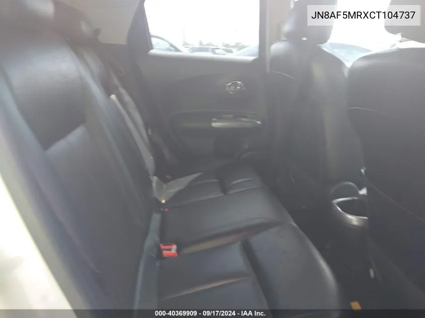 JN8AF5MRXCT104737 2012 Nissan Juke Sl