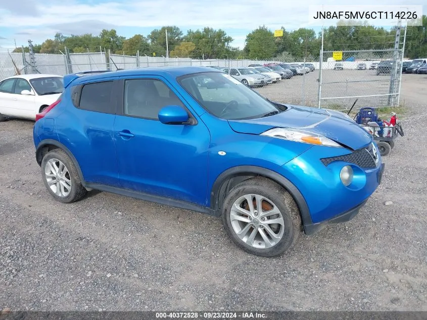 2012 Nissan Juke Sv VIN: JN8AF5MV6CT114226 Lot: 40372528