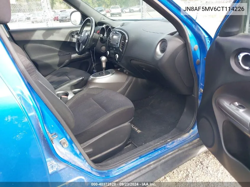 JN8AF5MV6CT114226 2012 Nissan Juke Sv