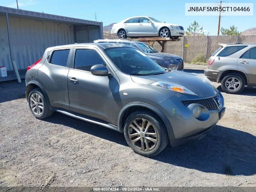 2012 Nissan Juke Sv VIN: JN8AF5MR5CT104466 Lot: 40374264