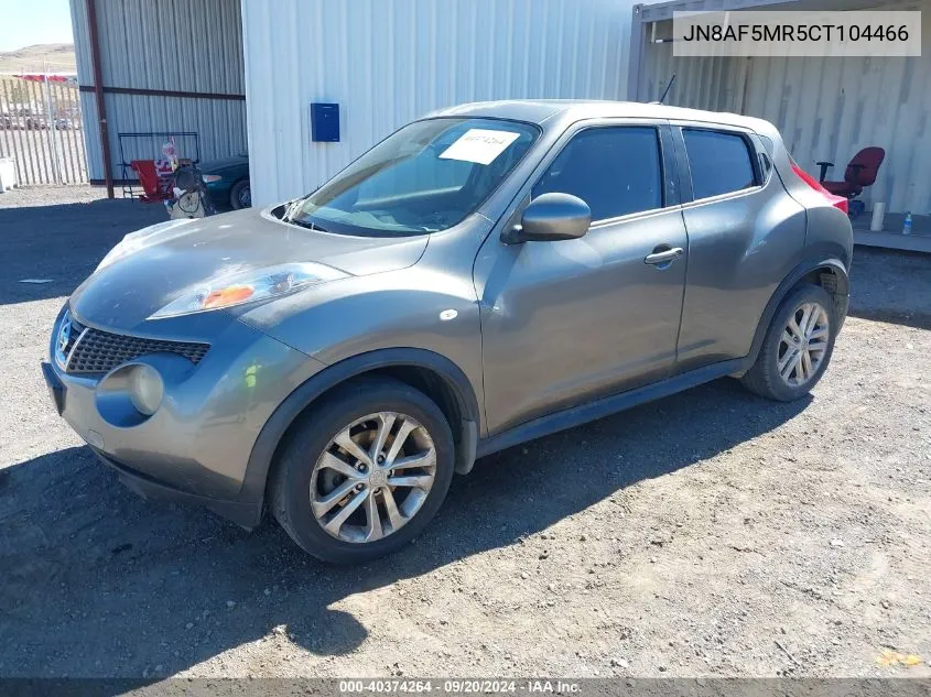 JN8AF5MR5CT104466 2012 Nissan Juke Sv