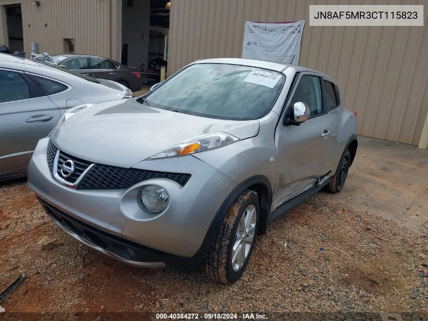 JN8AF5MR3CT115823 2012 Nissan Juke Sl