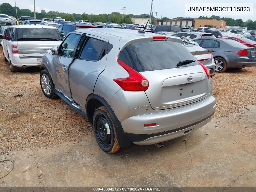 JN8AF5MR3CT115823 2012 Nissan Juke Sl