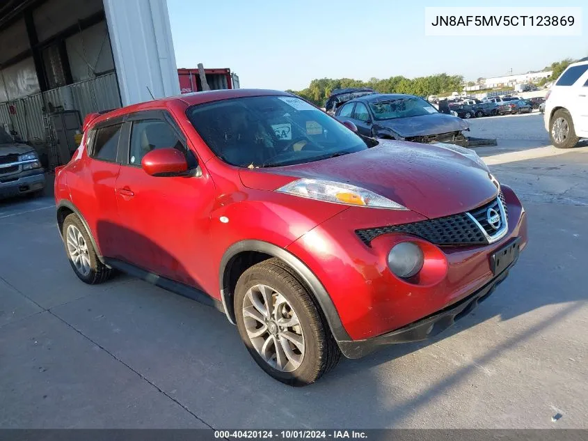 2012 Nissan Juke Sl VIN: JN8AF5MV5CT123869 Lot: 40420124