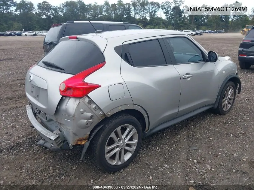 JN8AF5MV6CT126991 2012 Nissan Juke Sv