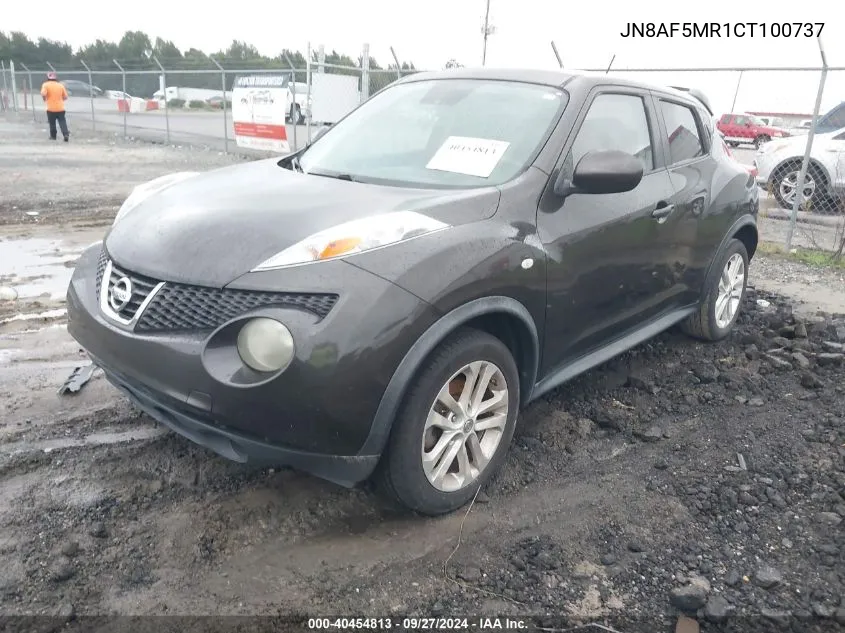 JN8AF5MR1CT100737 2012 Nissan Juke Sv