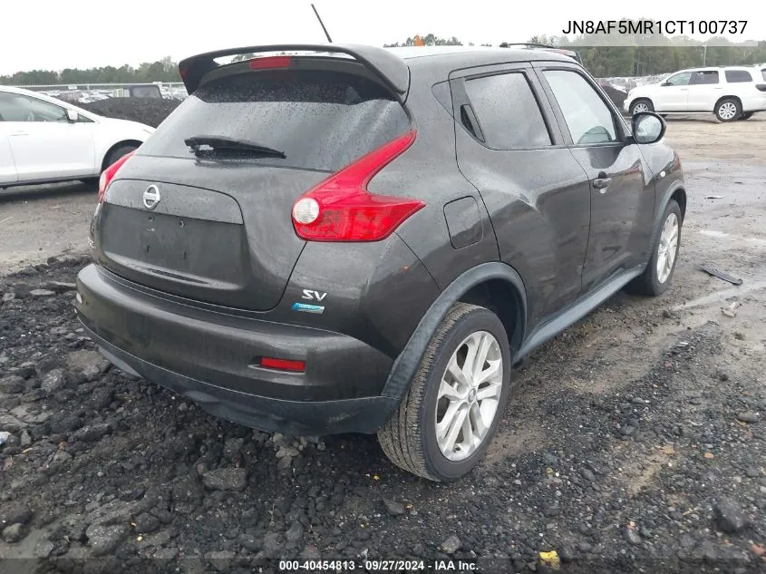 JN8AF5MR1CT100737 2012 Nissan Juke Sv