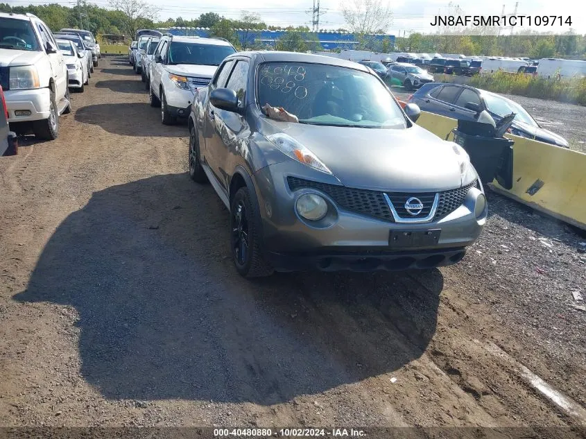 2012 Nissan Juke S/Sv/Sl VIN: JN8AF5MR1CT109714 Lot: 40480880