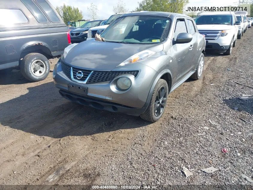 2012 Nissan Juke S/Sv/Sl VIN: JN8AF5MR1CT109714 Lot: 40480880