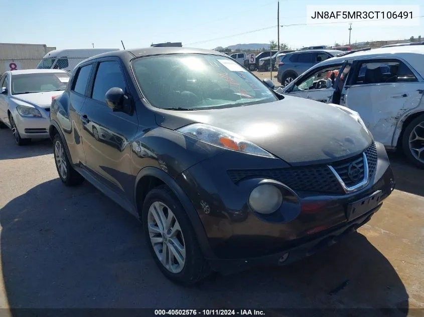 2012 Nissan Juke Sl VIN: JN8AF5MR3CT106491 Lot: 40502576