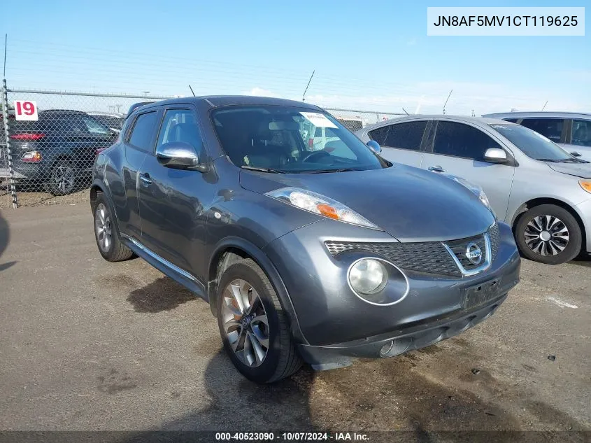 2012 Nissan Juke Sl VIN: JN8AF5MV1CT119625 Lot: 40523090