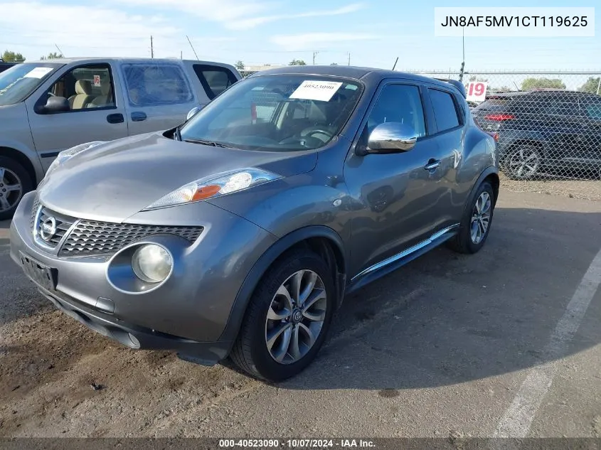 JN8AF5MV1CT119625 2012 Nissan Juke Sl