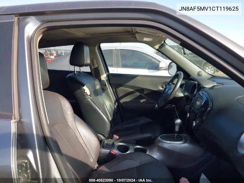 JN8AF5MV1CT119625 2012 Nissan Juke Sl