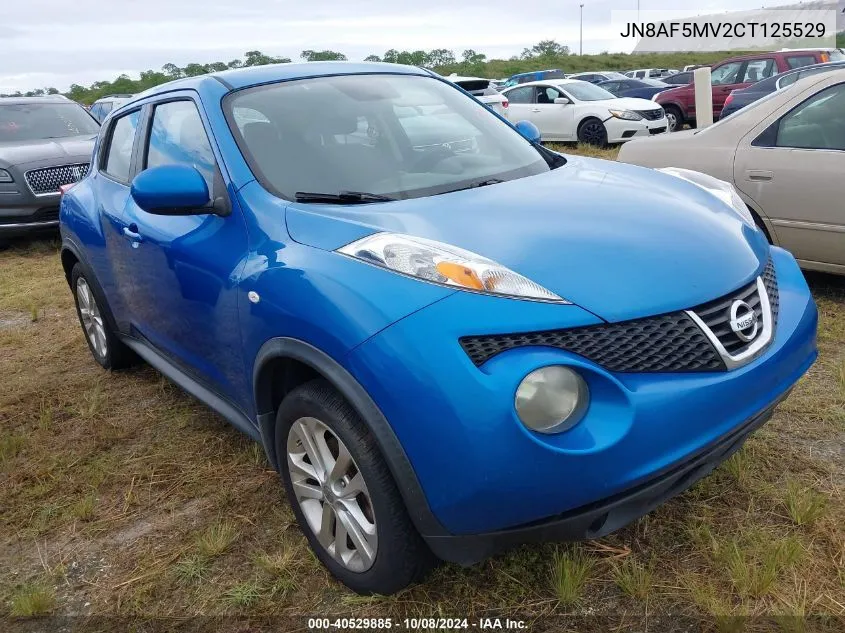 2012 Nissan Juke S/Sv/Sl VIN: JN8AF5MV2CT125529 Lot: 40529885