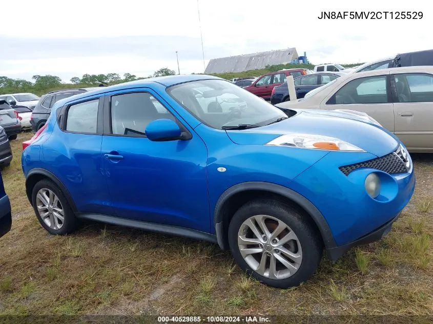 2012 Nissan Juke S/Sv/Sl VIN: JN8AF5MV2CT125529 Lot: 40529885