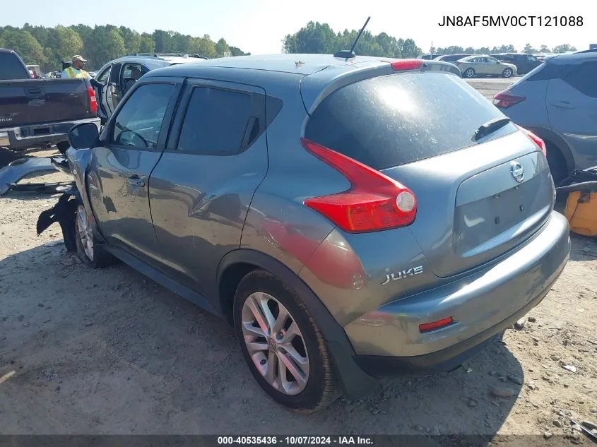 2012 Nissan Juke Sv VIN: JN8AF5MV0CT121088 Lot: 40535436