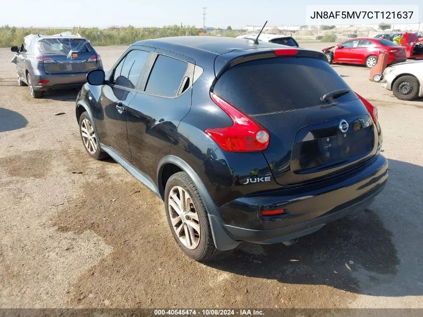 2012 Nissan Juke S/Sv/Sl VIN: JN8AF5MV7CT121637 Lot: 40545474