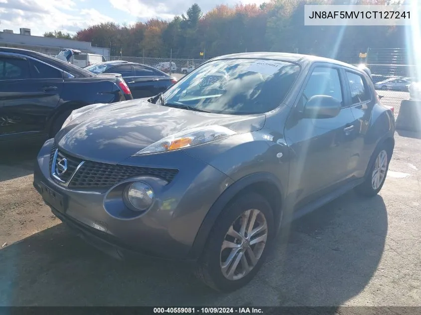 2012 Nissan Juke Sl VIN: JN8AF5MV1CT127241 Lot: 40559081