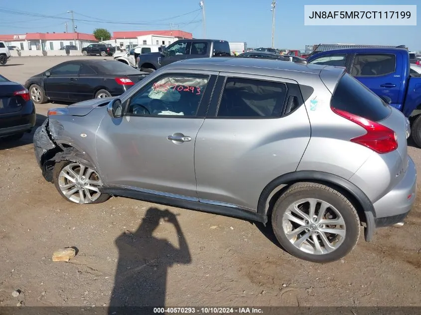 JN8AF5MR7CT117199 2012 Nissan Juke Sl