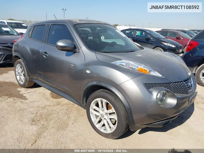 2012 Nissan Juke Sv VIN: JN8AF5MR8CT108592 Lot: 40573659