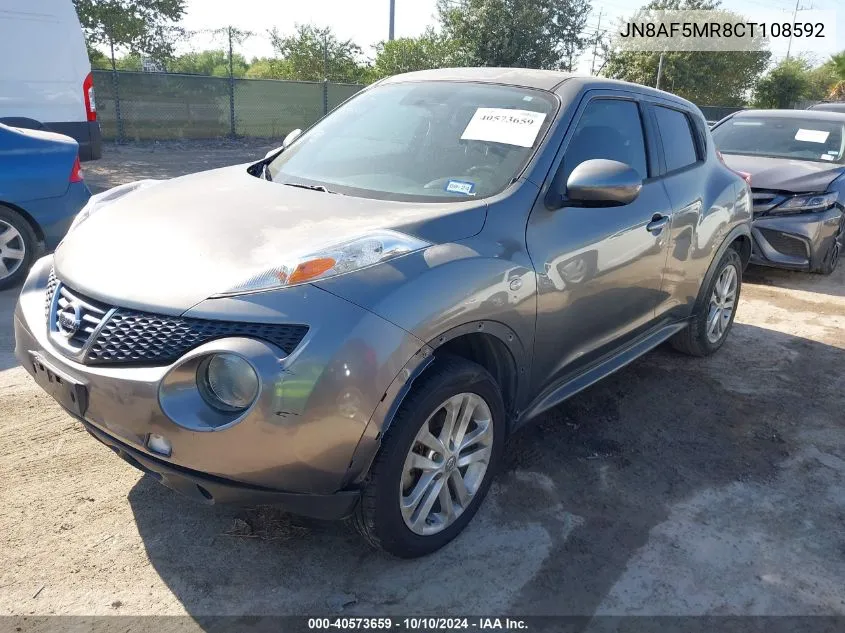 2012 Nissan Juke Sv VIN: JN8AF5MR8CT108592 Lot: 40573659