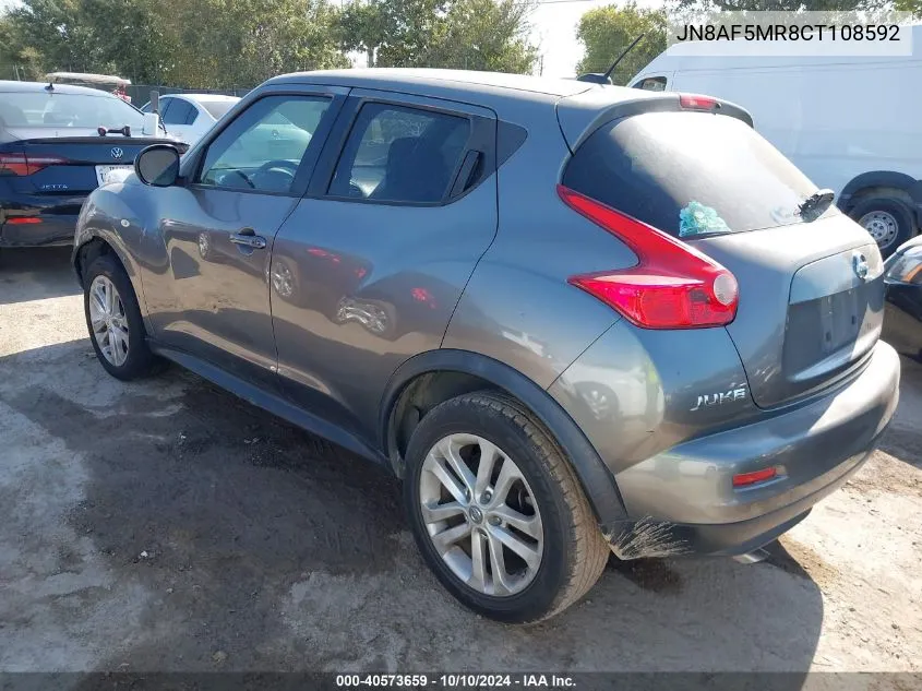 2012 Nissan Juke Sv VIN: JN8AF5MR8CT108592 Lot: 40573659