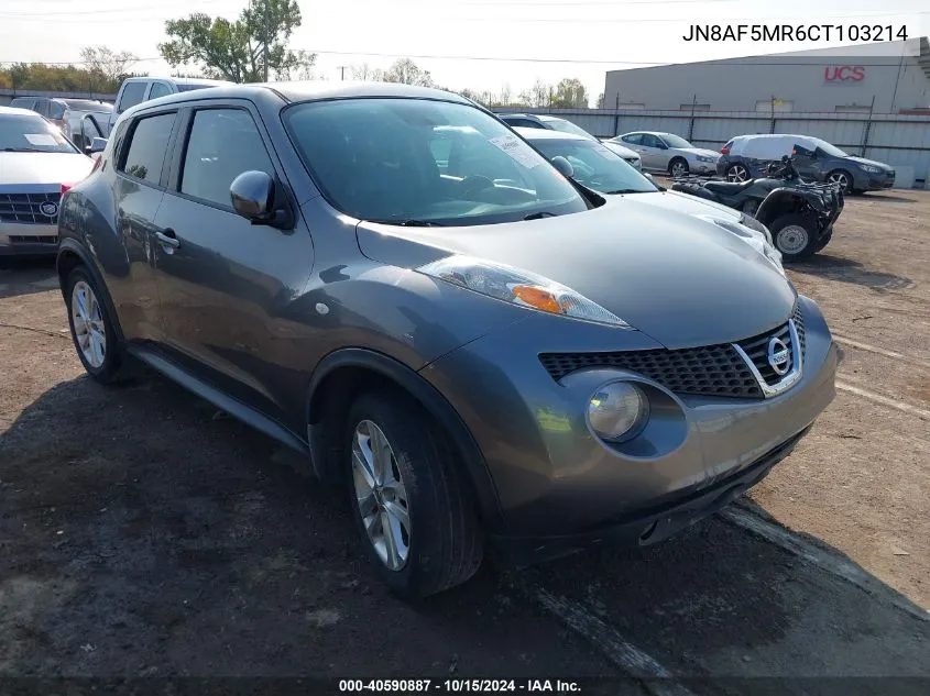 JN8AF5MR6CT103214 2012 Nissan Juke Sl