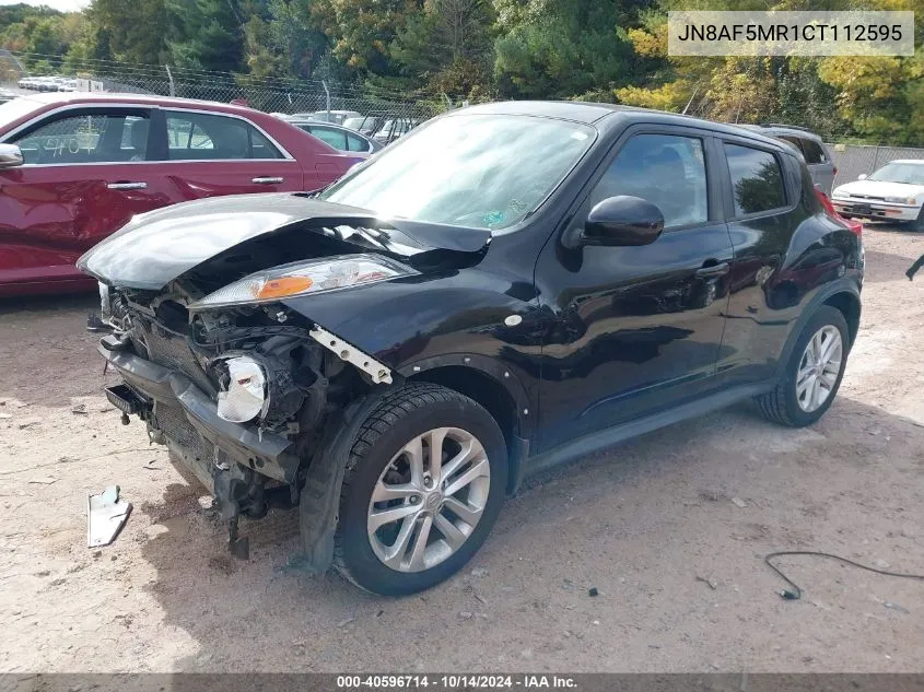 2012 Nissan Juke Sl VIN: JN8AF5MR1CT112595 Lot: 40596714