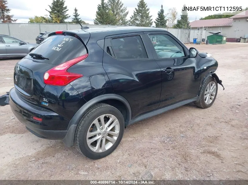 2012 Nissan Juke Sl VIN: JN8AF5MR1CT112595 Lot: 40596714