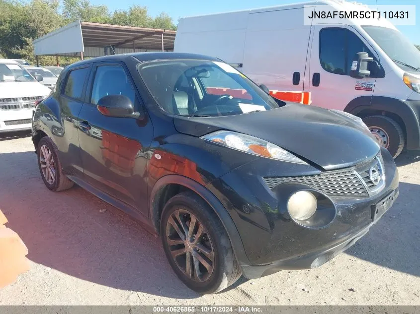 2012 Nissan Juke Sl VIN: JN8AF5MR5CT110431 Lot: 40626865