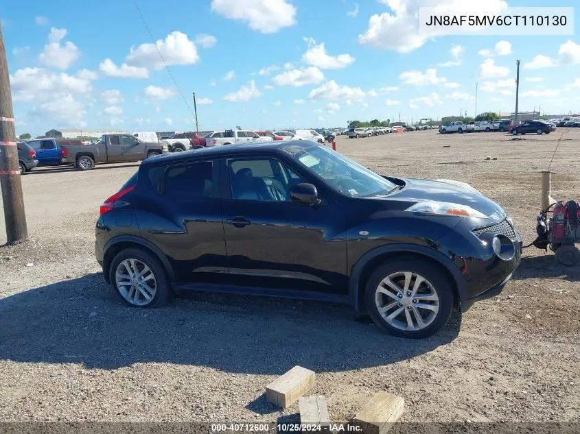 2012 Nissan Juke Sl VIN: JN8AF5MV6CT110130 Lot: 40712600