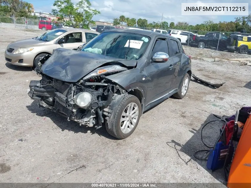 2012 Nissan Juke Sl VIN: JN8AF5MV2CT112215 Lot: 40793621