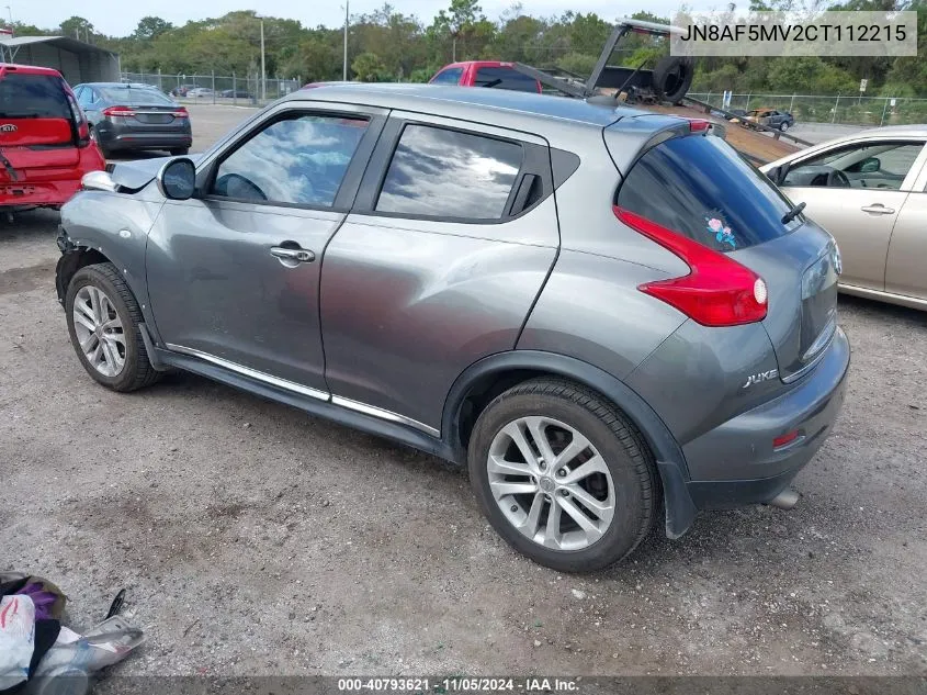 2012 Nissan Juke Sl VIN: JN8AF5MV2CT112215 Lot: 40793621