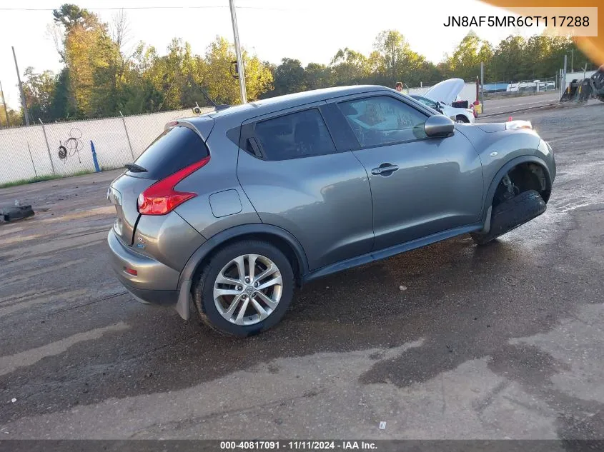 2012 Nissan Juke Sl VIN: JN8AF5MR6CT117288 Lot: 40817091