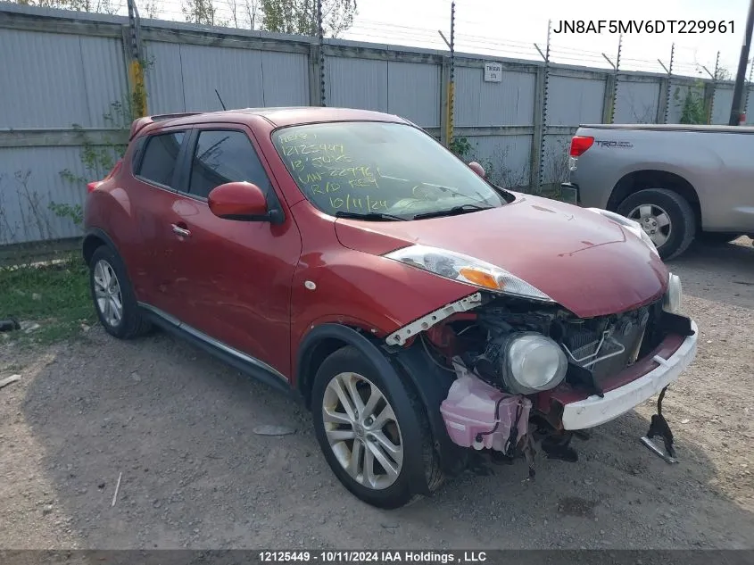 2013 Nissan Juke VIN: JN8AF5MV6DT229961 Lot: 12125449