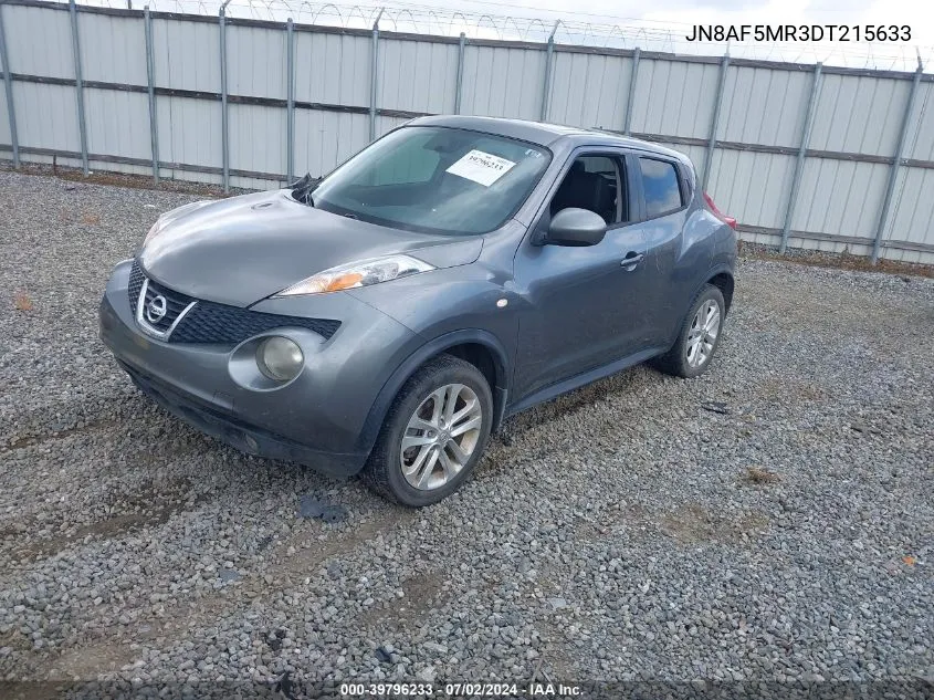 2013 Nissan Juke Sl VIN: JN8AF5MR3DT215633 Lot: 39796233