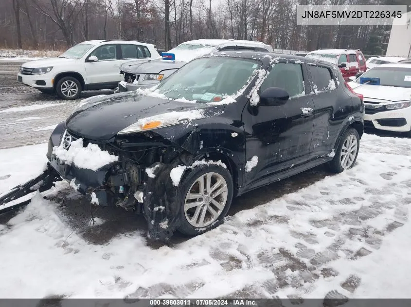 2013 Nissan Juke Sv VIN: JN8AF5MV2DT226345 Lot: 39803011